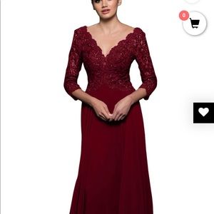 Marsoni evening gown. New, no alterations size 14. Color is wine